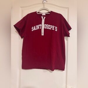 Saint Joseph’s university half zip T shirt​​​